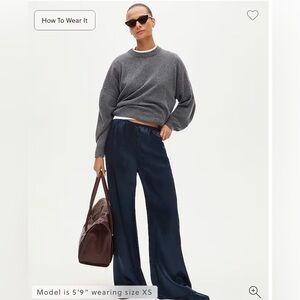 J. Crew Cosmo pant in luster charmeuse